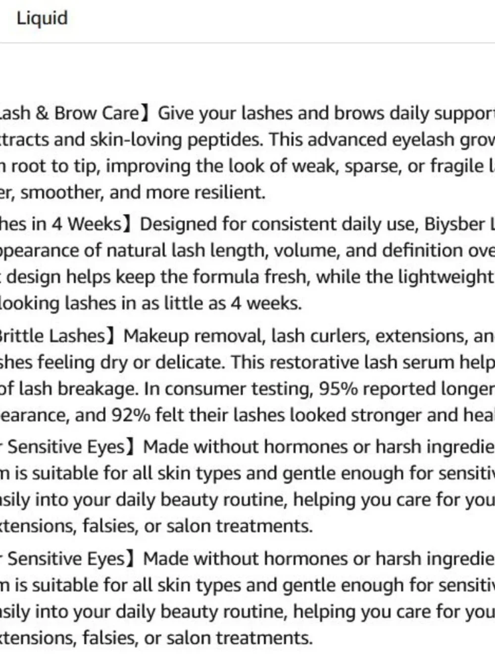 NEW Lash Serum for Eyelash Growth